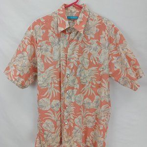 Tori Richardson Button Down Tropical Collared Shirt Men's Medium